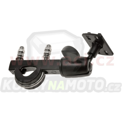 montážní kit pouzdra Q-TECH na moto řídítka (průměr 15 - 35 mm)