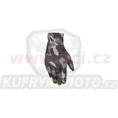 rukavice REEF, ALPINESTARS (černá/šedá maskáčová) 2024