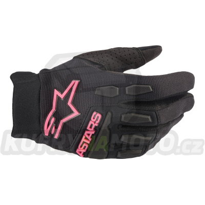 rukavice STELLA FULL BORE, ALPINESTARS, dámské (černá/růžová fluo) 2024