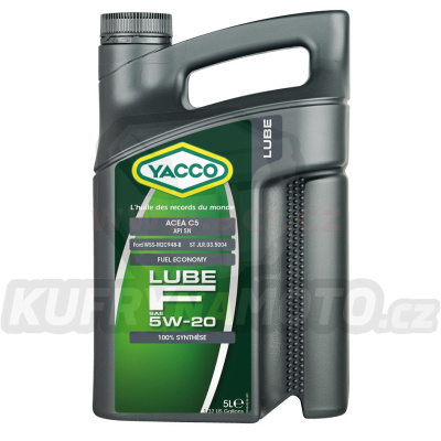 Motorový olej YACCO LUBE F 5W20, 5 L