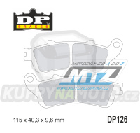 Destičky brzdové DP126 - DP BRAKES směs Premium Sinter OEM
