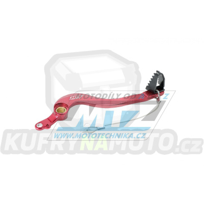 Pedál brzdy Honda CRF250R / 04-09 - červený