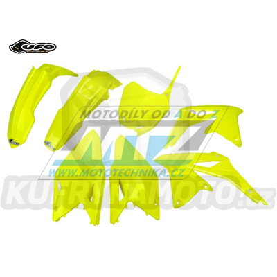 Sada plastů Suzuki RMZ450 / 14-17 - barva FLUO žlutá (neon žlutá)