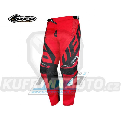 Kalhoty motokros UFO MIZAR - červené - velikost 38/56