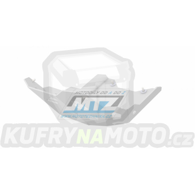 Kryt pod motor hliníkový Dual Sport - Kawasaki KLR650 / 08-15 - barva stříbrná Ice Polished