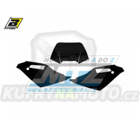 Polepy číslových tabulek (vystřižené) - Husqvarna WR125 / 09-13 - barva černá