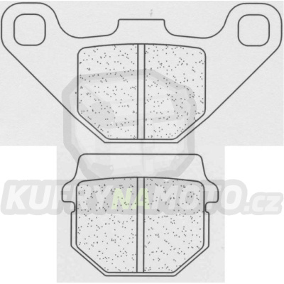 Brzdové destičky CL BRAKES 2469 MX10 (XC7)