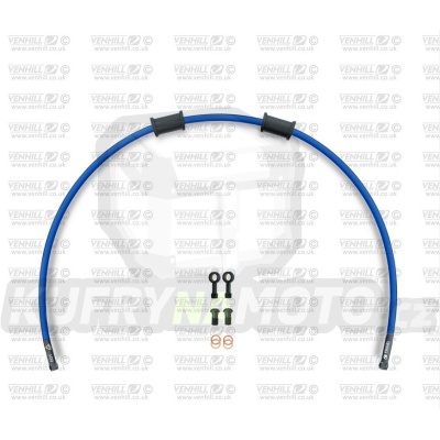 Hadice zadní brzdy Venhill POWERHOSEPLUS KTM-6001RB-SB (1 hadice v sadě) modré hadice, černé koncovky