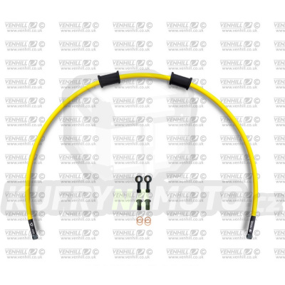 Hadice přední brzdy sada Venhill POWERHOSEPLUS HON-6010FB-YE (1 hadice v sadě) žluté hadice, černé koncovky