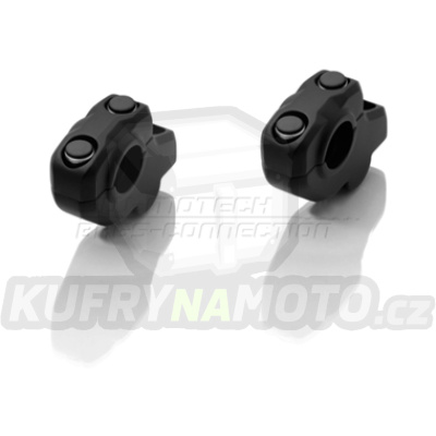 Zvýšení řidítek o 31 mm, 22 mm dozadu průměr 22 mm černá SW Motech Kawasaki KLR 650 1994 - 2001 KL650C LEH.00.039.152/B-BC.17338