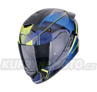 Moto přilba SCORPION EXO-1400 EVO II AIR INTENSIO černo/modrá