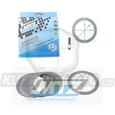 Lamely spojkové plechové (meziplechy) MTZ 885-P035-7 - Suzuki DRZ400+LTZ400 QuadSport + Kawasaki KX250+KDX250+KFX450R+KLX400R+KLX450R+KX450F+KX500