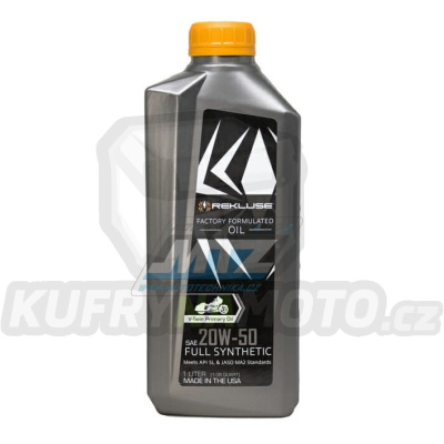 Olej motorový motocyklový REKLUSE FACTORY FORMULATED OIL 20W50 V-TWIN PRIMARY OIL (1L)