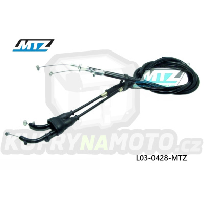 Lanko plynu Kawasaki KXF250 / 11-12 + KXF450 / 12
