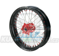 Kolo kompletní přední 3,50x17" (červený náboj / černý ráfek) pro verzi bez ABS i s ABS - Honda CRF250L + CRF250M / 17-19