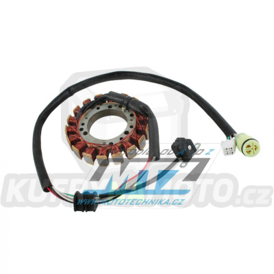 Stator generátoru se snímačem otáček - Yamaha YFM350 Bruin+YFM350 Grizzly+ YFM350 Wolverine + YFM400 Kodiak+YFM400 Grizzly + YFM450 Kodiak+YFM450 Wolverine+YFM450 Grizzly + YFM660 Grizzly + YXR660 Rhino
