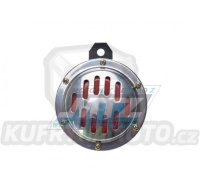 Houkačka/Klakson 12V - průměr 100mm - stříbrná