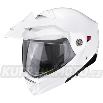 Moto přilba SCORPION ADX-2 solid perleťově bílá