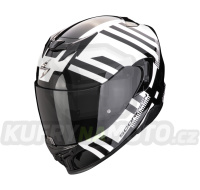 Moto přilba SCORPION EXO-520 EVO AIR BANSHEE perleťově bílo/černá