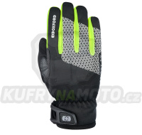 rukavice BRIGHT GLOVES 3.0, OXFORD (černá/reflexní/žlutá fluo)