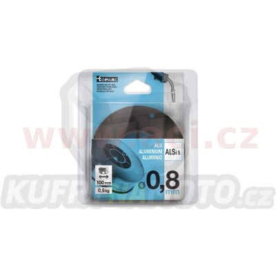 svařovací drát hliník/AlSi5 GYS MIG/MAG 0.8 mm, plastová cívka průměr 100 mm, 0.5 kg, pro slitiny hliníku s max. 7% příměsí křemík