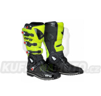 Boty jezdecké Ufo Recon fluo žluto-černé - velikost 45