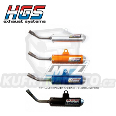 Koncovka (tlumič) výfuku HGS - KTM 85SX / 18-24 + Husqvarna TC85 / 18-24 - oranžová