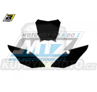 Polepy číslových tabulek (vystřižené) - GasGas MC / 21-23 - barva černá