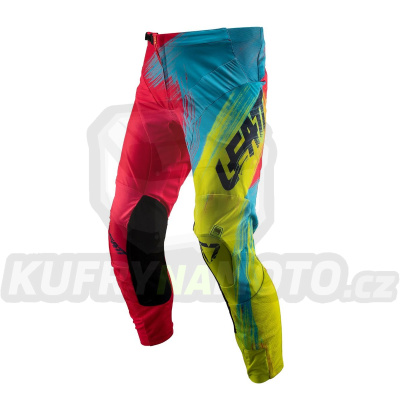 LEATT kraťasy CROSS GPX 4.5 RED/LIME barva červená/žlutá FLUO velikost L