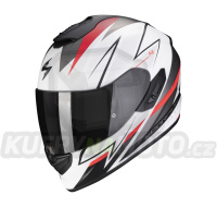 Moto přilba SCORPION EXO-1400 EVO AIR THELIOS matná bílo/červená