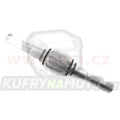 pružný člen výfuku PREMIUM, vnitř. průměr 50/55/61 mm / délka pr. členu 120 mm / celková délka 400 mm