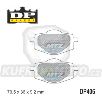 Destičky brzdové DP406-SDP DP Brakes - směs SDP Sport HH+