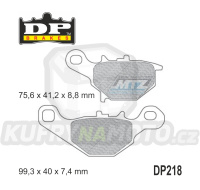 Destičky brzdové DP218 - DP BRAKES směs Premium Sinter OEM