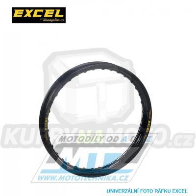 Ráfek motocyklový 1,60x19&quot; 32S (předvrtaný / 32otvorů) Excel Takasago - černý - KTM 85SX / 03-19 + Husqvarna TC85
