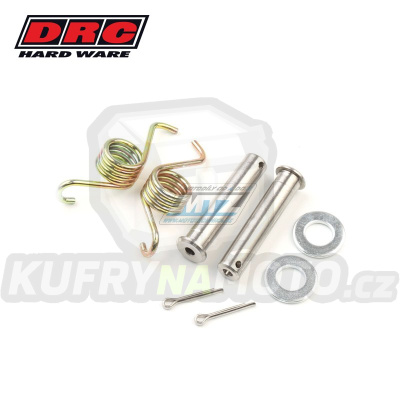 Sada čepů + pružin stupaček DRC FOOT PEG SPRING PIN SET - DRC D48-01-120 - KTM 85SX + 125SX + 250SX + 250+350+450SXF + Husqvarna TC85 + TC125 + TC250 + FC250+350+450 + TE125+150+250 + FE250+350+450+501