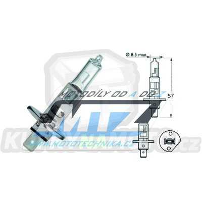 Žárovka H1 12V 55W P14,5s