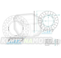 Kotouč brzdový CC Brake Disc (kulatý design Classic) - Kawasaki KX125 / 86-88 + KX250 / 86-88 + KX500 / 86-88 + KDX200