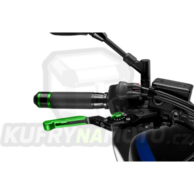 Páčka brzdy bez adaptéru PUIG 3.0 14VNV rozšiřitelná skládací zelená/zelená