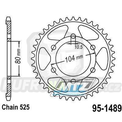 Rozeta MTZ 40 zubů-95-1489-40- výprodej