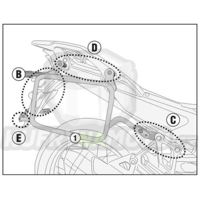 KLO1201MK nosič bočních kufrů HONDA XL 750 Transalp (23)