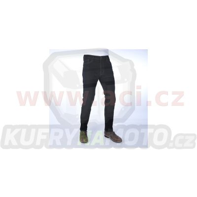 PRODLOUŽENÉ kalhoty Original Approved Jeans Slim fit, OXFORD, pánské (černá)