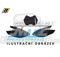 Polepy číslových tabulek (vystřižené) - TM MX 2T / 22-23 - barva černá