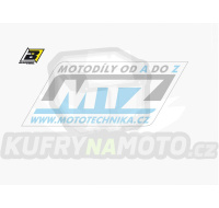 Polepy číslových tabulek (vystřižené) - TM MX / 08-14 - barva bílá