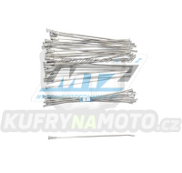 Drát/Špice nerezové do kola + Niple 21" - Kawasaki KX125 / 85-87 + KX250 / 85-87 + KX500 / 85-87 + KDX200 / 86-88