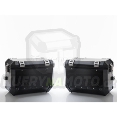 Sada TraX Adventure 37 a 37 černé boční kufry a nosič držák boční kufry SW Motech Honda VFR 800 X Crossrunner 2015 -  RC80 KFT.01.548.50000/B-BC.15808