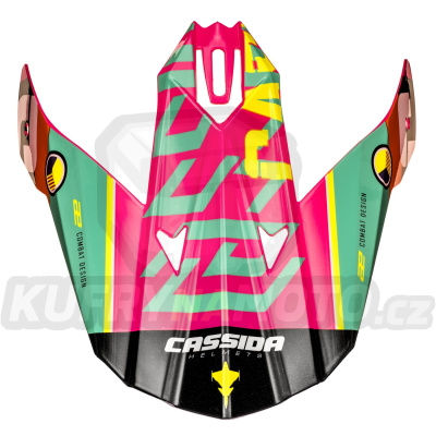 kšilt pro přilby Cross Cup Sonic Junior, CASSIDA, děstká (multicolor)