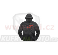 mikina AGELESS II FLEECE, ALPINESTARS (černá/červená)