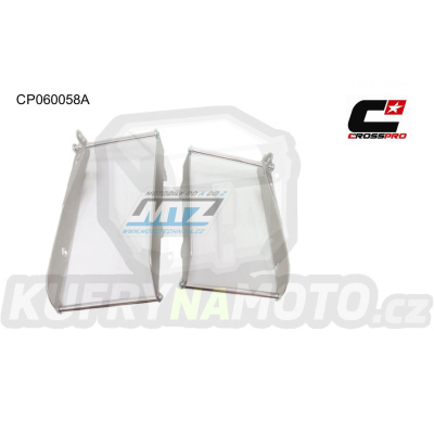 Kryty chladičů hliníkové Radiator Guard - Suzuki RMZ450 / 10-17 + RMX450Z / 10-18