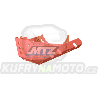 Kryt pod motor hliníkový Dual Sport - KTM 250 Adventure / 21-22 + 390 Adventure / 20-22 - barva červená
