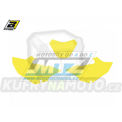 Polepy číslových tabulek (vystřižené) - Yamaha WR125+WR250 / 16-21 - barva žlutá